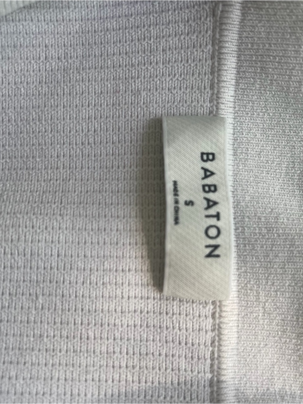 Aritzia Babaton White Ribbed V-Neck Polo Tank - Picture 5 of 7